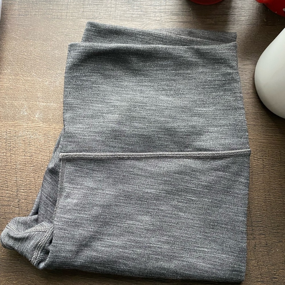 LULULEMON SIZE 8 ALIGN LEGGINGS GREY FULL LENGTH 28”